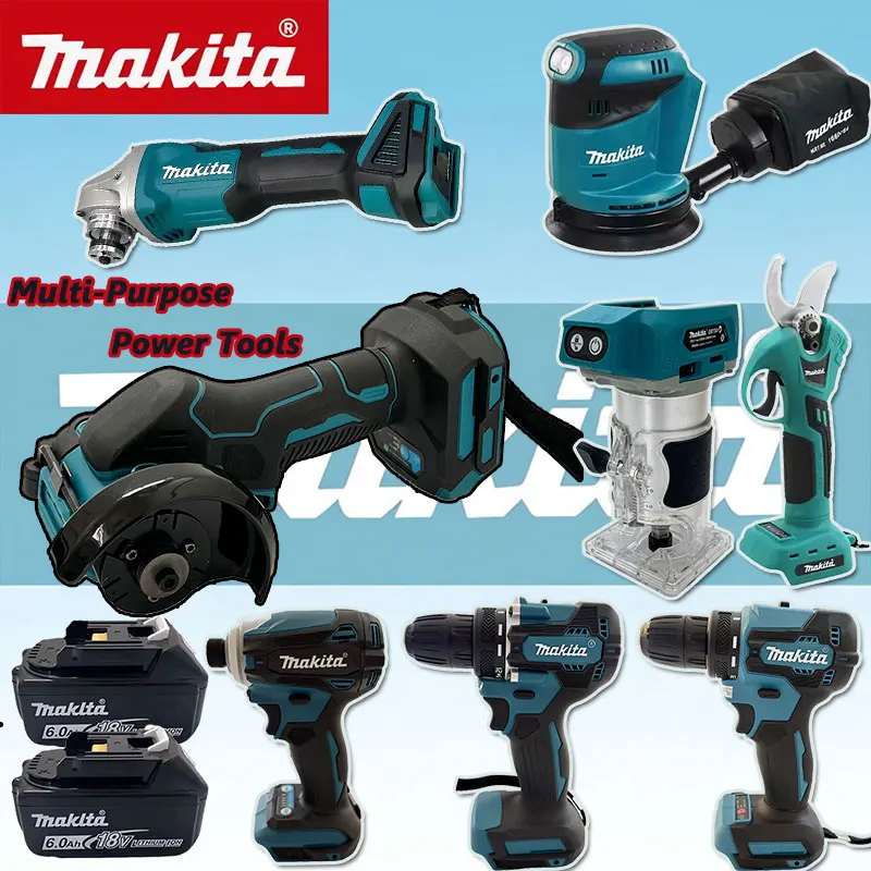 Power Tools Used - Utensili Elettrici Multifunzione Makita, Motosega Portatile