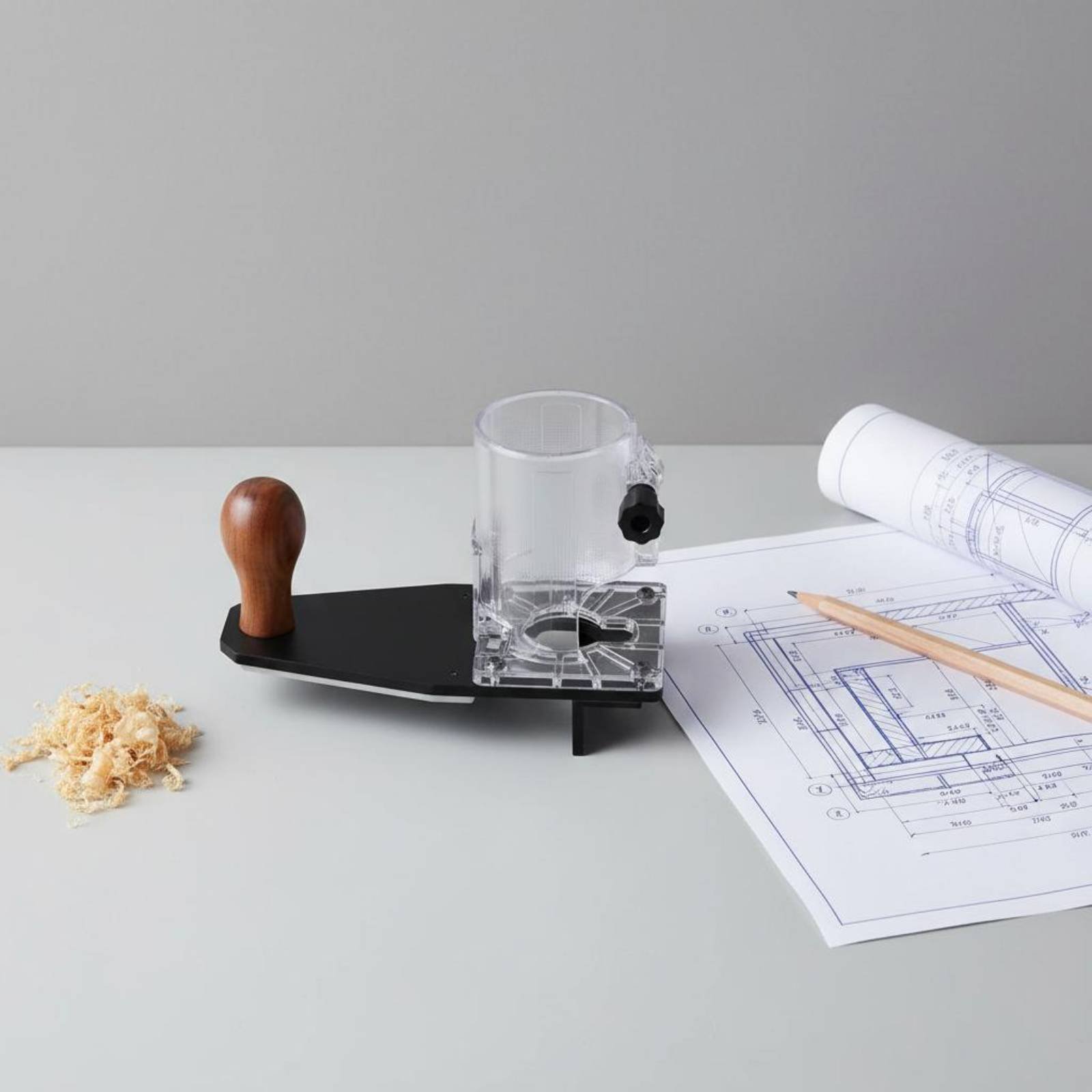 Router Trim Base - Base per rifilatura dei bordi, controllo