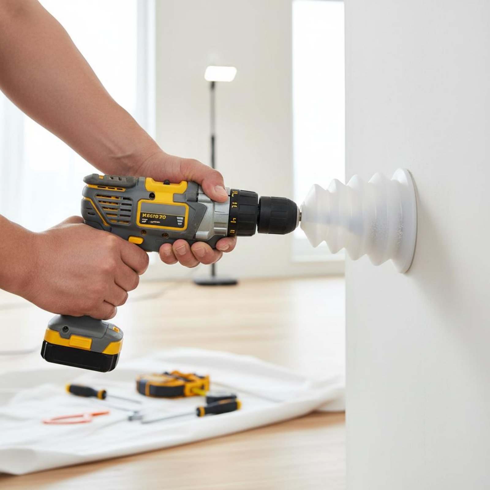 Power Tools Hammer - Coperchio Antipolvere per Trapano a Percussione,