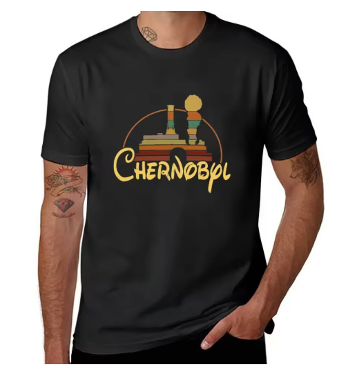 Power Tools Logo - Nuova maglietta T Chernobyl Fantasy Logo