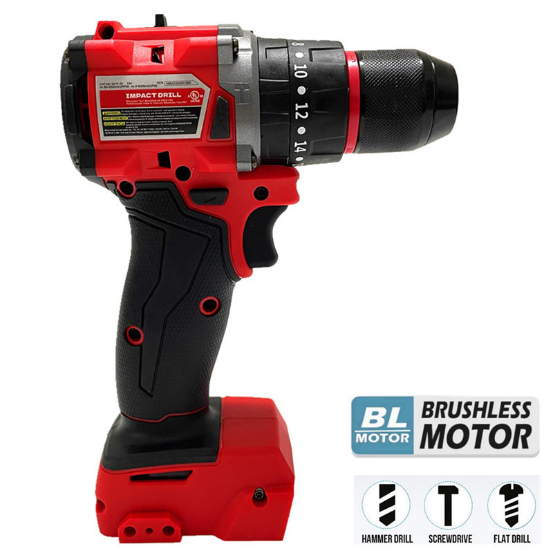 Power Tools Hammer - Trapano a Percussione Cordless Brushless per