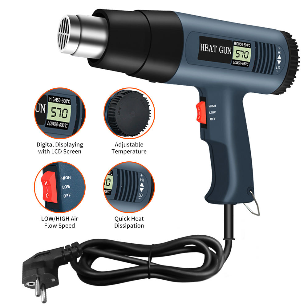 Heat Gun Variable - Pistola Termica da 2000 Watt a
