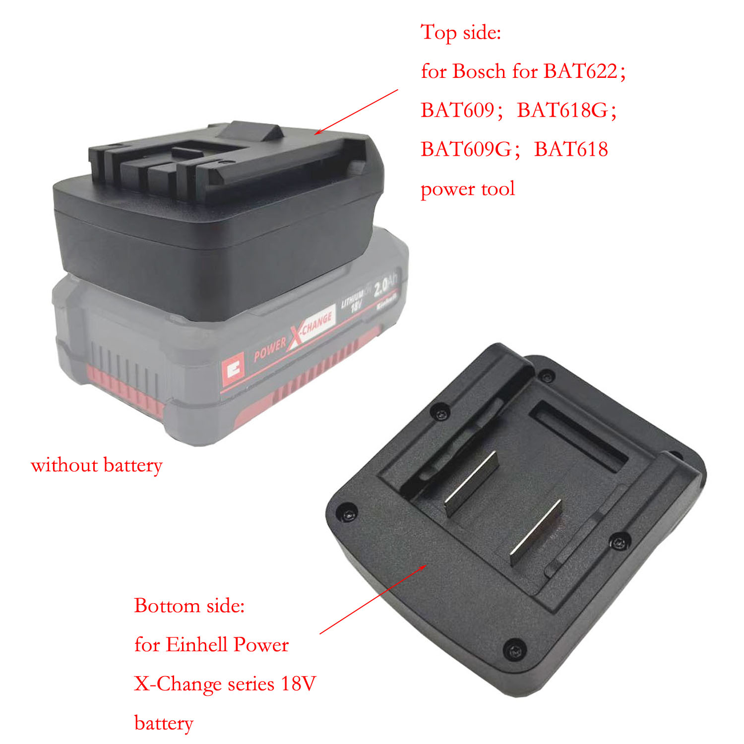 Power Tools Einhell - Convertitore adattatore batteria per batteria Einhell