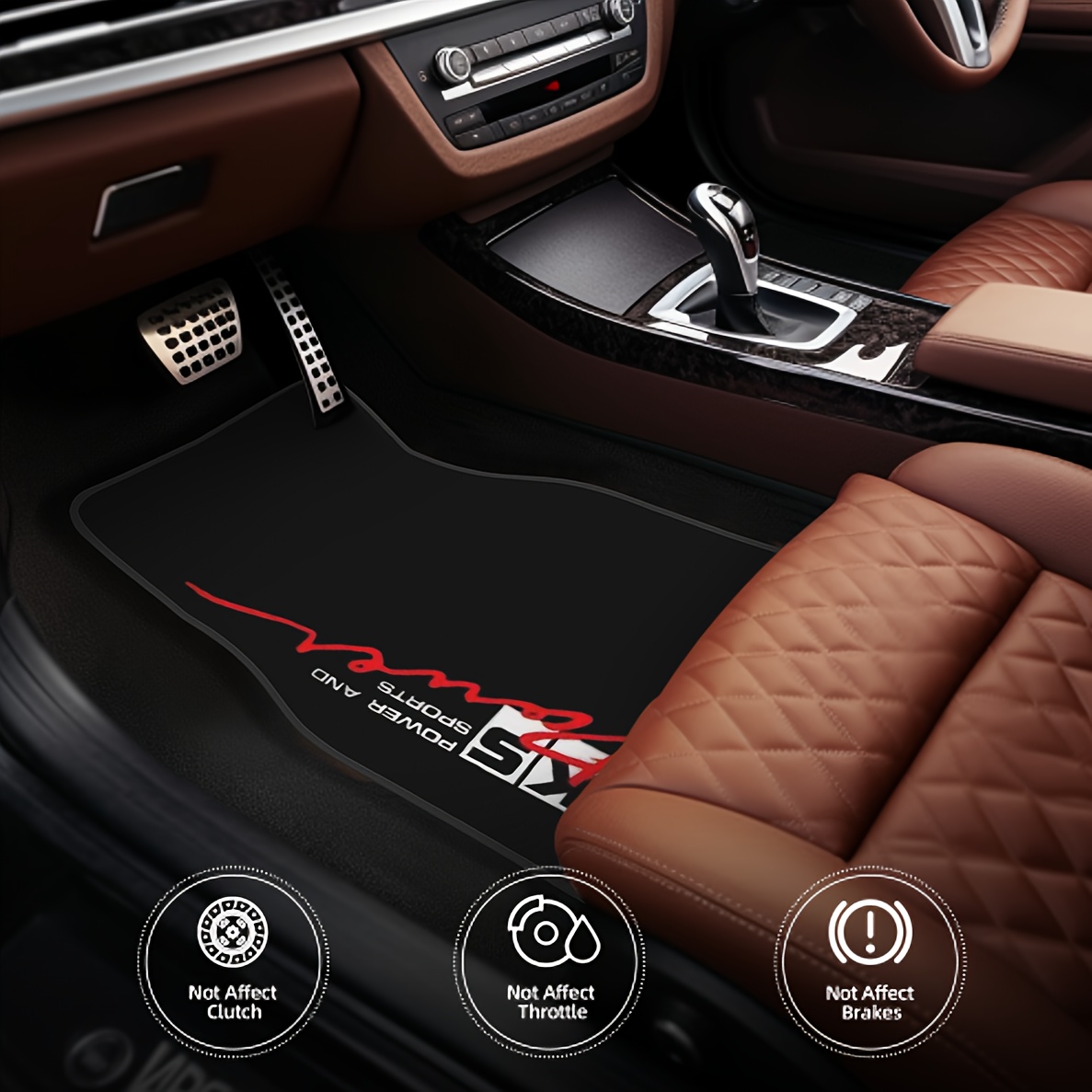 4 tappetini per auto con logo  - Power Tools Logo recensione e prezzo