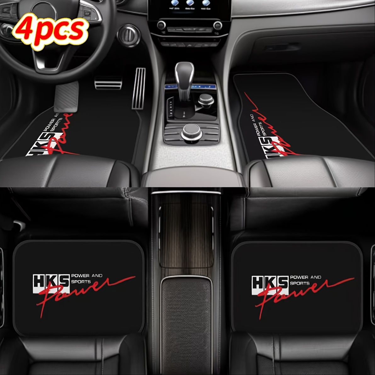 4 tappetini per auto con logo  - Power Tools Logo recensione e prezzo