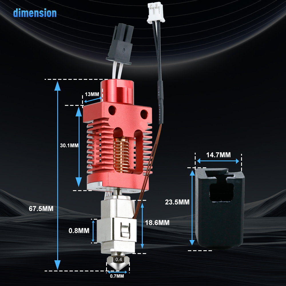 Kit Hotend per Creality Ender  - Creality Printer Ender 3 V3 recensione e prezzo