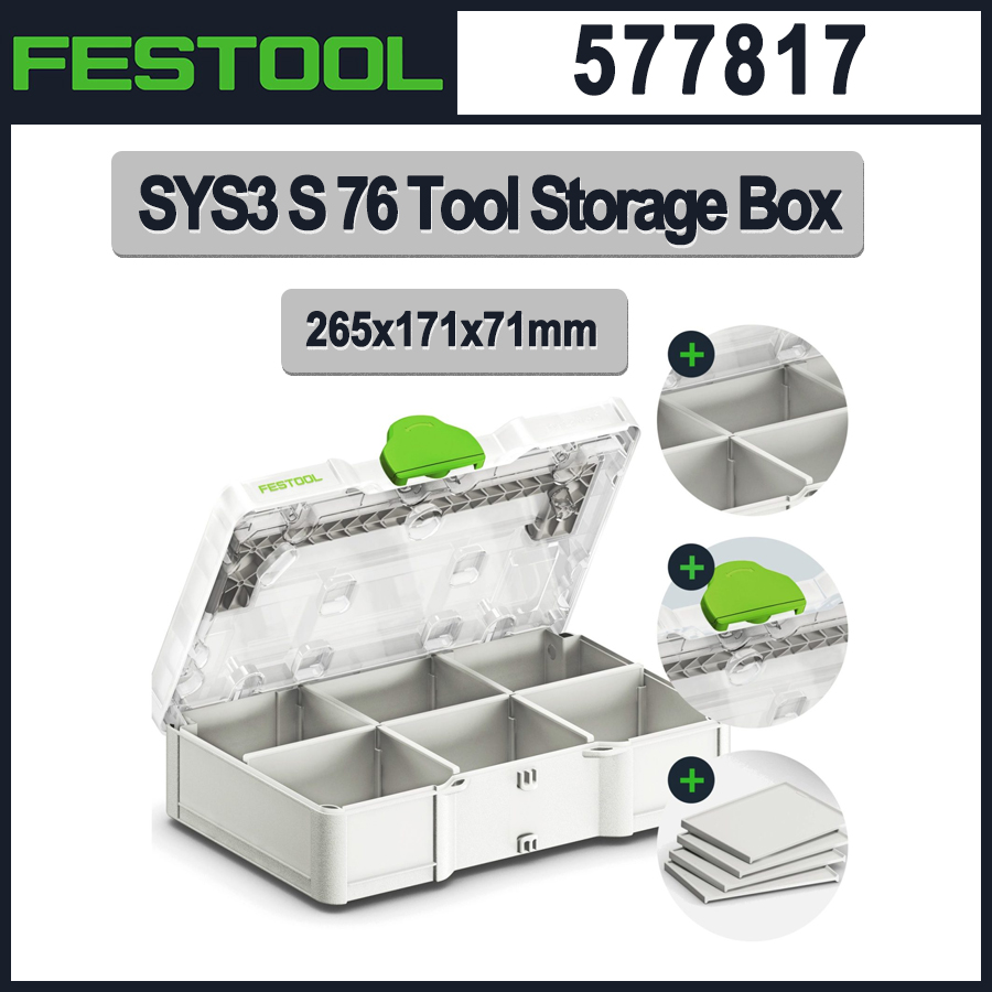 FESTOOL SYS3 S 76 Scatola Port - Power Tools Festool recensione e prezzo