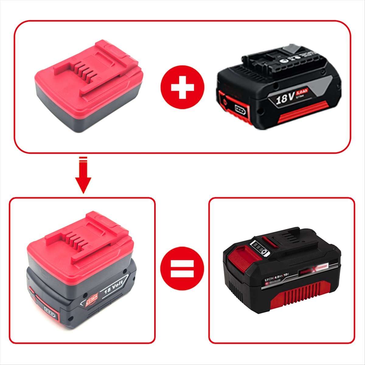 Adattatore Convertitore Batter - Power Tools Einhell recensione e prezzo