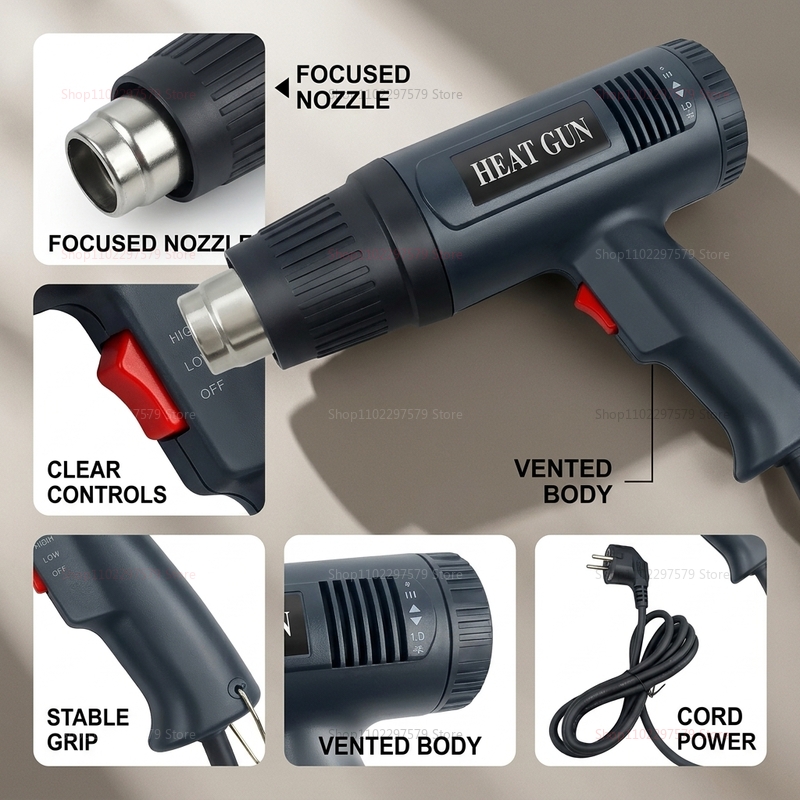 Pistola ad Aria Calda 220V 200 - Heat Gun Variable recensione e prezzo